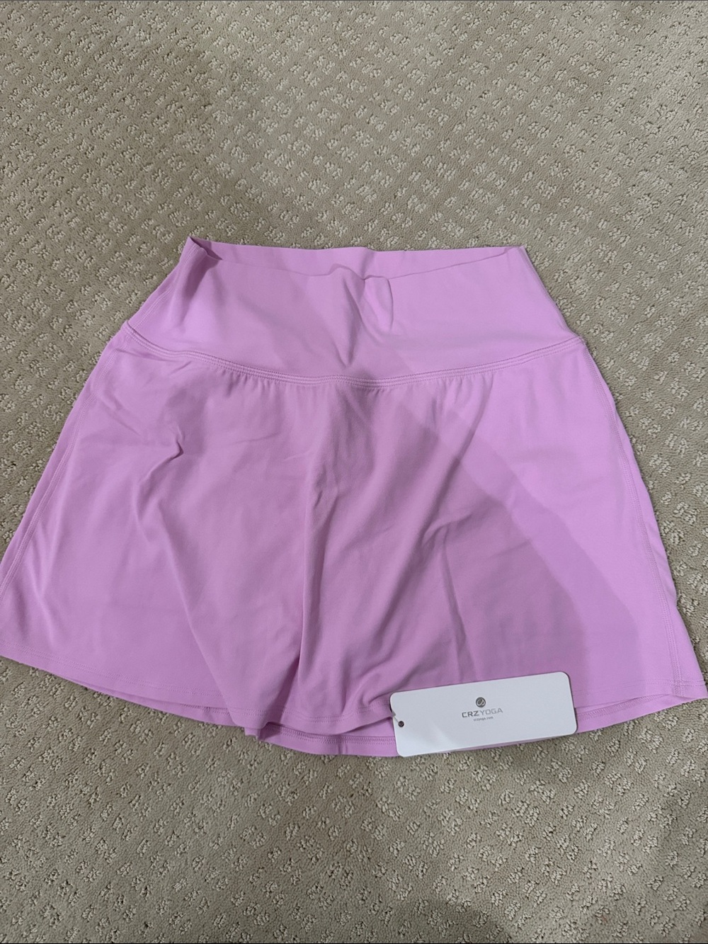 CRZ YOGA Women's Pink Athletic Skort
